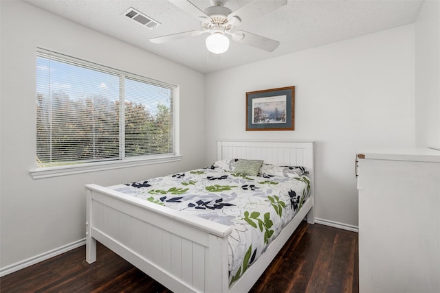515 Meadow Dr, Lowry Crossing, TX 75069 - bedroom with wood finished floors, baseboards, and a ceiling fan