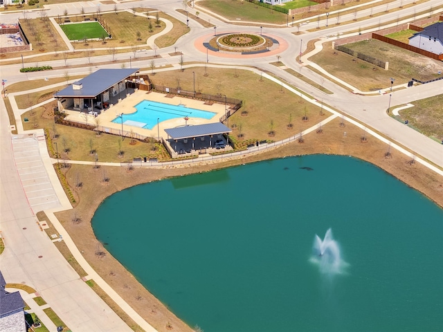 564 Embargo Dr, Fate, TX 75189 - drone / aerial view featuring a water view