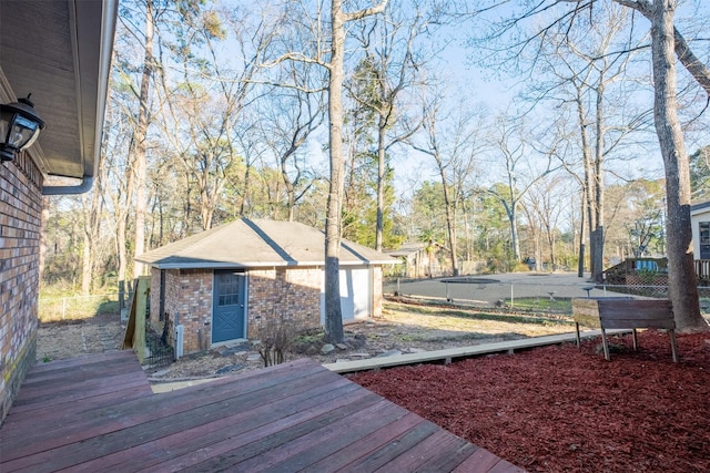 1511 Dolly Ln, Hideaway, TX 75771 - view of wooden terrace