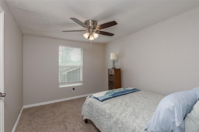 6827 Briar Rd, Azle, TX 76020 - bedroom with carpet flooring, baseboards, and a ceiling fan