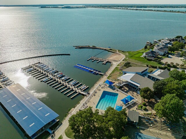 101 Reliance Ct, Rockwall, TX 75032 - drone / aerial view of a nearby body of water