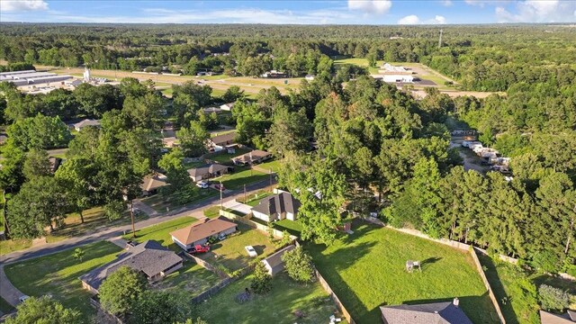 2377 Ridgley Dr, Flint, TX 75762 - aerial view of property and surrounding area with a heavily wooded area