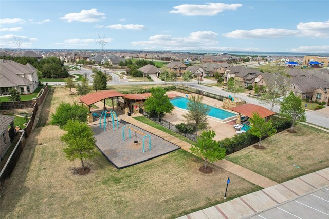 1909 Old Charm Trl, Wylie, TX 75098 - drone / aerial view with a residential view