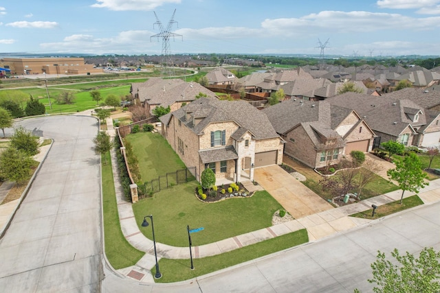 1909 Old Charm Trl, Wylie, TX 75098 - drone / aerial view with a residential view