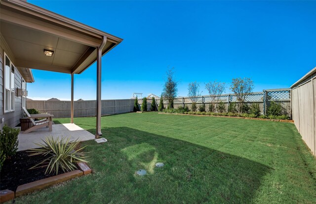 1814 Brindle St, Northlake, TX 76247 - view of yard featuring a fenced backyard and a patio