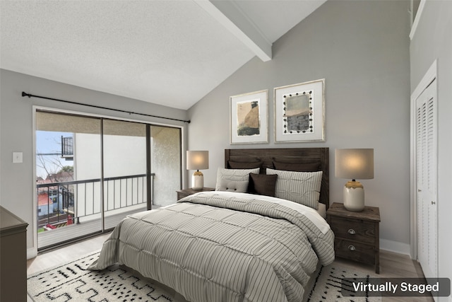 3931 Roma Ct, Rockwall, TX 75087 - bedroom featuring light wood-style floors, access to exterior, and baseboards