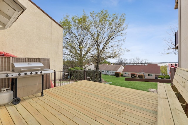 3931 Roma Ct, Rockwall, TX 75087 - wooden terrace with a lawn