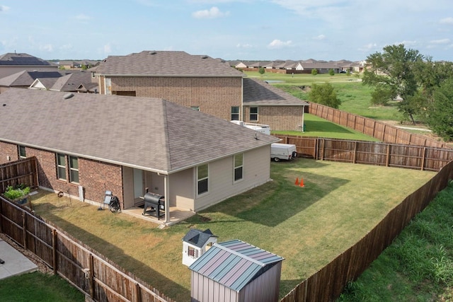 exterior space with a residential view
