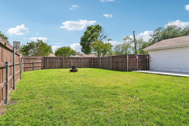 view of yard