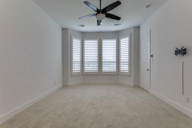 1716 Bradford Pear Way, Celina, TX 75078 - empty room featuring carpet, a ceiling fan, baseboards, and a smoke detector