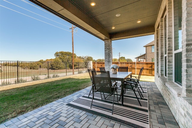 1716 Bradford Pear Way, Celina, TX 75078 - view of patio / terrace with outdoor dining area