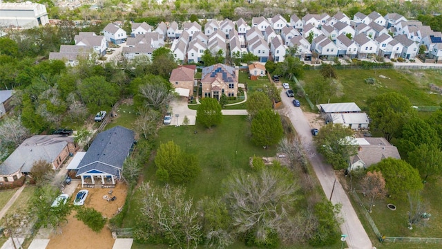 1207 Stafford St, Dallas, TX 75208 - aerial overview of property's location featuring nearby suburban area