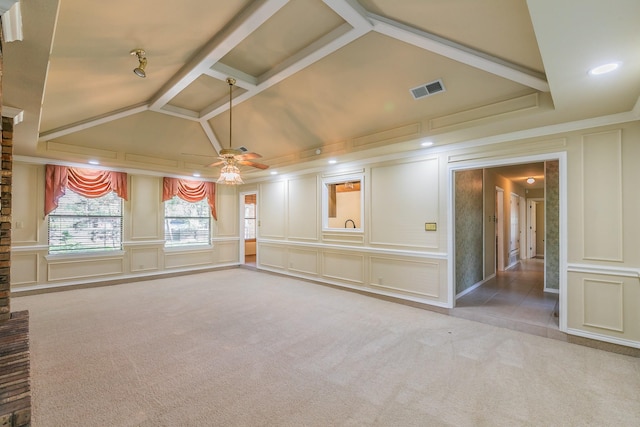 2111 Meadowview Dr, Keller, TX 76262 - empty room with light colored carpet and a decorative wall