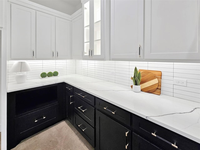 bar with backsplash