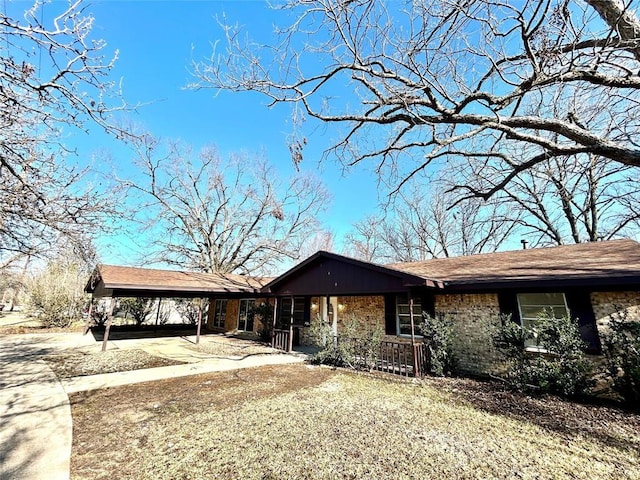 140 Vz County Road 2153, Canton, TX 75103 - single story home featuring a carport, driveway, and covered porch