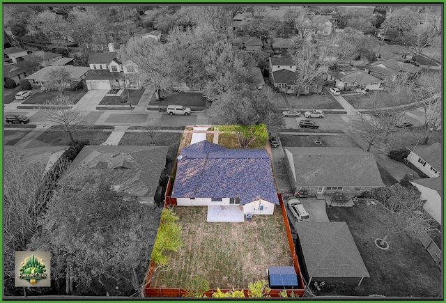 9035 Leaside Dr, Dallas, TX 75238 - aerial perspective of suburban area
