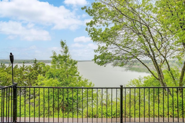property view of water