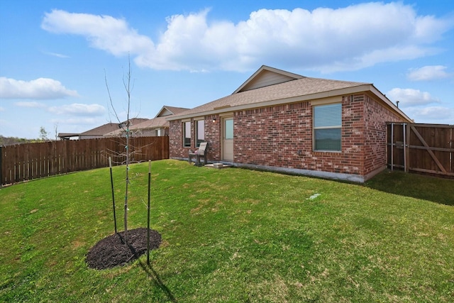 6436 Auburn Dale Rd, Pilot Point, TX 76258 - rear view of house featuring brick siding and a shingled roof