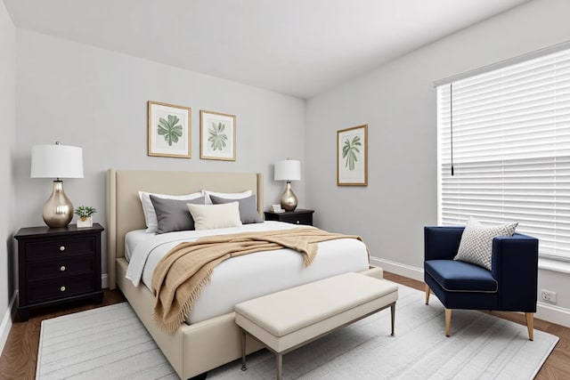 6436 Auburn Dale Rd, Pilot Point, TX 76258 - bedroom featuring baseboards and wood finished floors