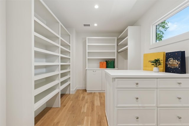 pantry featuring visible vents