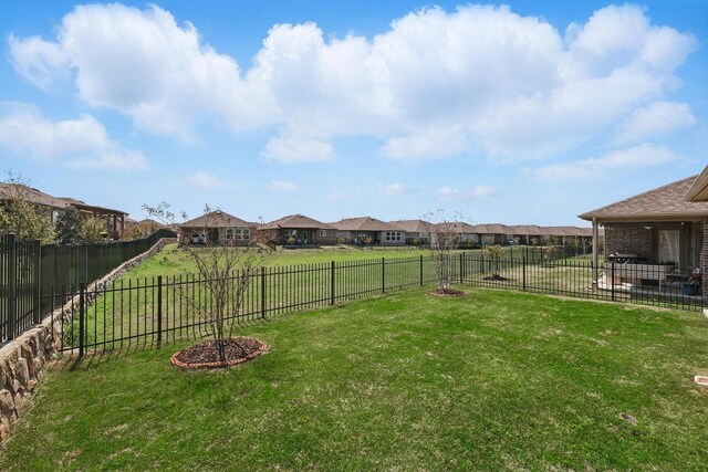 1256 Bright Stars Dr, Little Elm, TX 76227 - view of yard with a residential view