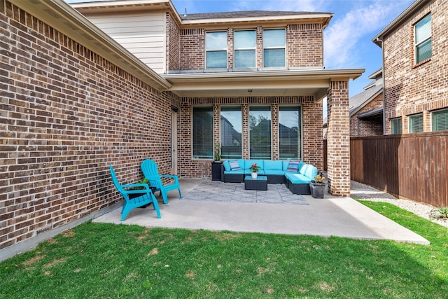 3627 Harvest Ln, Frisco, TX 75034 - view of patio / terrace featuring an outdoor hangout area