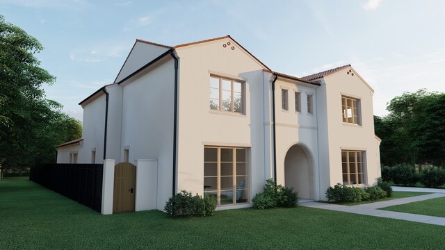 2205 Wheeler Dr, Southlake, TX 76092 - view of front facade with stucco siding and a front yard