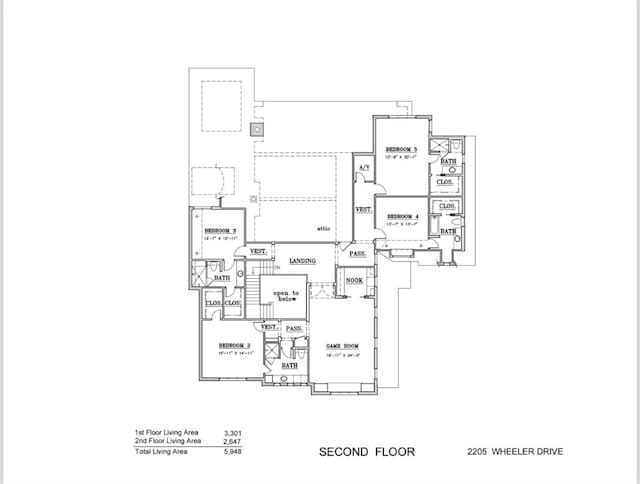 2205 Wheeler Dr, Southlake, TX 76092 - floor plan / room layout