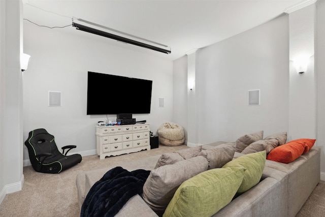 2602 Cypress Dr, Rockwall, TX 75087 - carpeted living room featuring baseboards