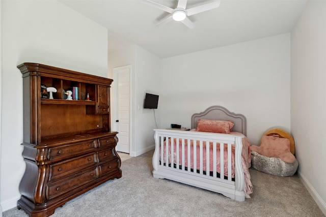2602 Cypress Dr, Rockwall, TX 75087 - bedroom featuring a ceiling fan, baseboards, and carpet