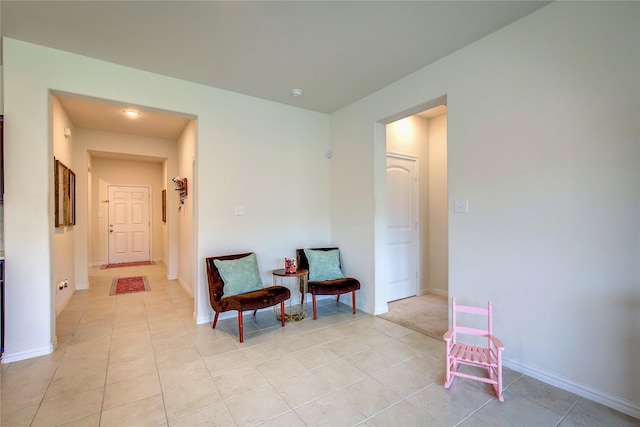 914 Edgar St, Greenville, TX 75401 - sitting room featuring baseboards and light tile patterned floors
