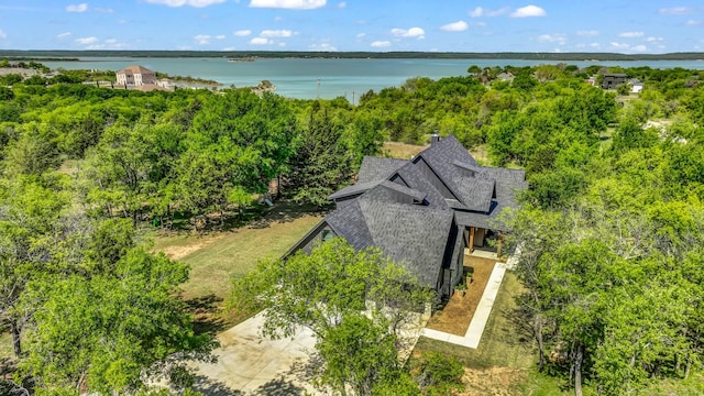 118 E Bay Dr, Bridgeport, TX 76426 - aerial view with a water view