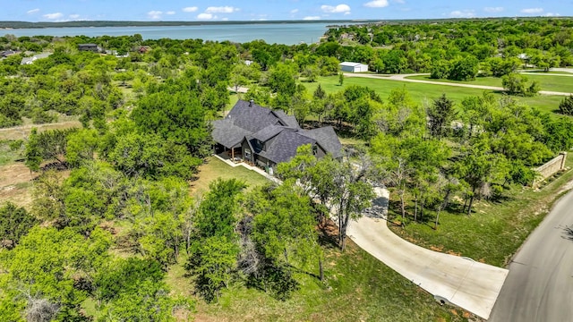 118 E Bay Dr, Bridgeport, TX 76426 - aerial view with a water view