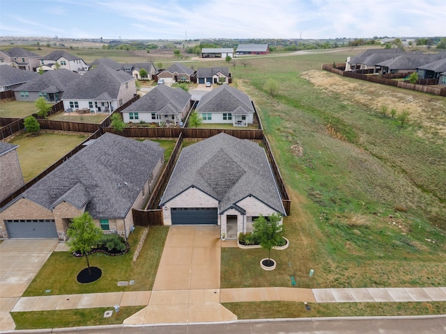 birds eye view of property featuring a residential view