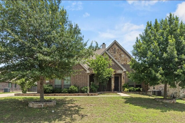 612 Buelwood Ct, Desoto, TX 75115 - entryway with dark wood-type flooring, healthy amount of natural light, beamed ceiling, and ornamental molding