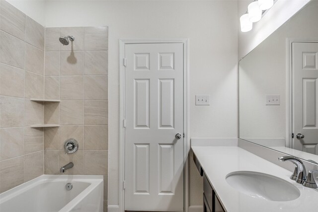 3836 Parsons St, Crandall, TX 75114 - bathroom with vanity and shower / bathtub combination