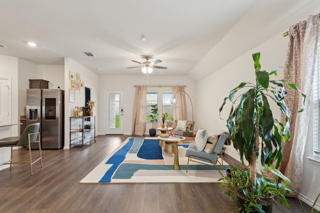 1002 Honey Maple St, Princeton, TX 75407 - sitting room with wood finished floors, ceiling fan, baseboards, and recessed lighting