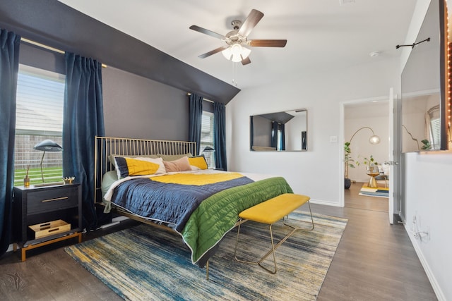 1002 Honey Maple St, Princeton, TX 75407 - bedroom featuring wood finished floors, baseboards, and ceiling fan