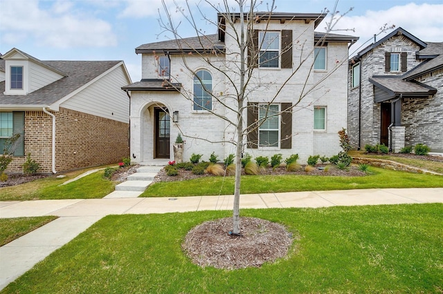 1512 Trailblazer Way, Northlake, TX 76247 - view of front of house with a front yard and brick siding