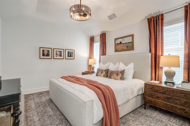 1512 Trailblazer Way, Northlake, TX 76247 - bedroom with lofted ceiling and baseboards
