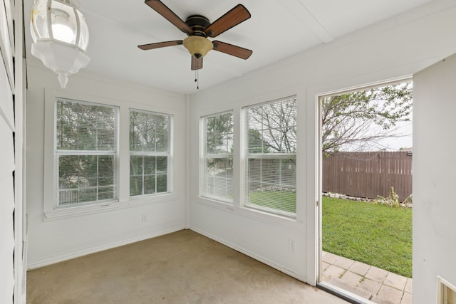 1416 Eagles Nest Trl, Krum, TX 76249 - unfurnished sunroom with carpet, plenty of natural light, and baseboards