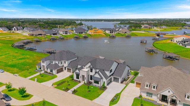 12479 Palmer Dr, Fort Worth, TX 76179 - aerial view of residential area with a nearby body of water