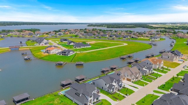 12479 Palmer Dr, Fort Worth, TX 76179 - aerial view of residential area with a nearby body of water