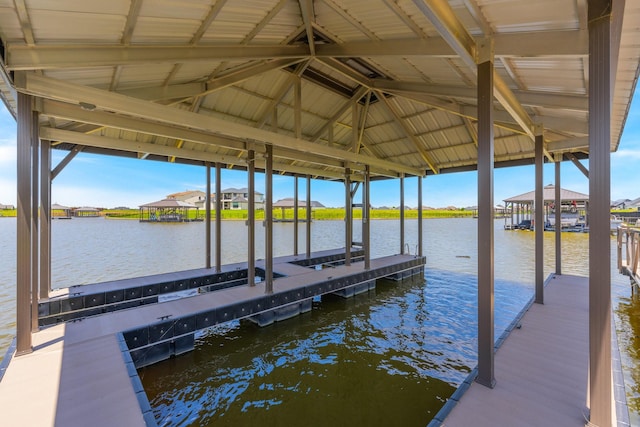 12479 Palmer Dr, Fort Worth, TX 76179 - dock area featuring a water view and boat lift