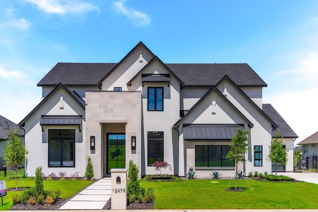 12479 Palmer Dr, Fort Worth, TX 76179 - view of front of house with a standing seam roof, metal roof, and a shingled roof