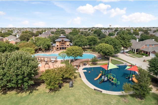8312 Rancho De La Osa Trl, Mckinney, TX 75070 - drone / aerial view of a pool