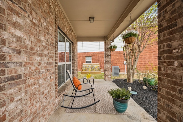 8312 Rancho De La Osa Trl, Mckinney, TX 75070 - porch featuring central air condition unit