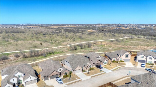 aerial view featuring a residential view