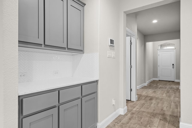 825 Blackhorse Trl, Fort Worth, TX 76247 - corridor with light wood-style flooring and baseboards