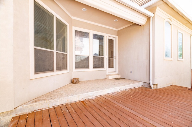 view of deck